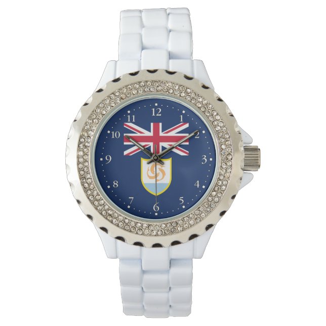 Patriotic Anguilla Flag Watch (Front)