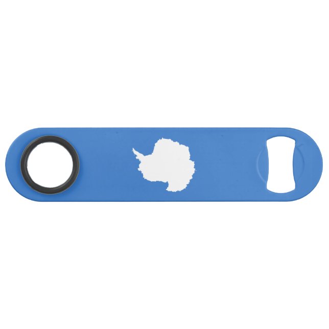 Patriotic Antarctica Flag Bar Key (Front (Horizontal))