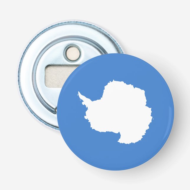 Patriotic Antarctica Flag Bottle Opener (Front)