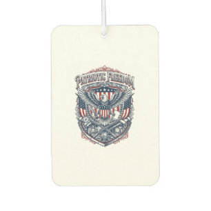 Patriotic Antique Collector Vector Graphic Tee Air Freshener