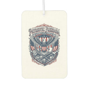 Patriotic Antique Collector Vector Graphic Tee Air Freshener