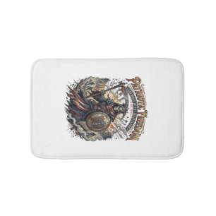 Patriotic Apocalyptic Liberty Reaper Zombie Apocal Bath Mat
