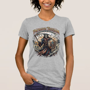 Patriotic Apocalyptic Liberty Reaper Zombie Apocal T-Shirt