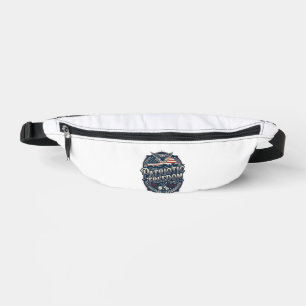 Patriotic Appalachian Heritage Vector Graphic Tee Fanny Pack