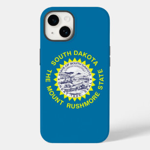 Patriotic Apple 14 Case-Mate, South Dakota flag Case-Mate iPhone 14 Case