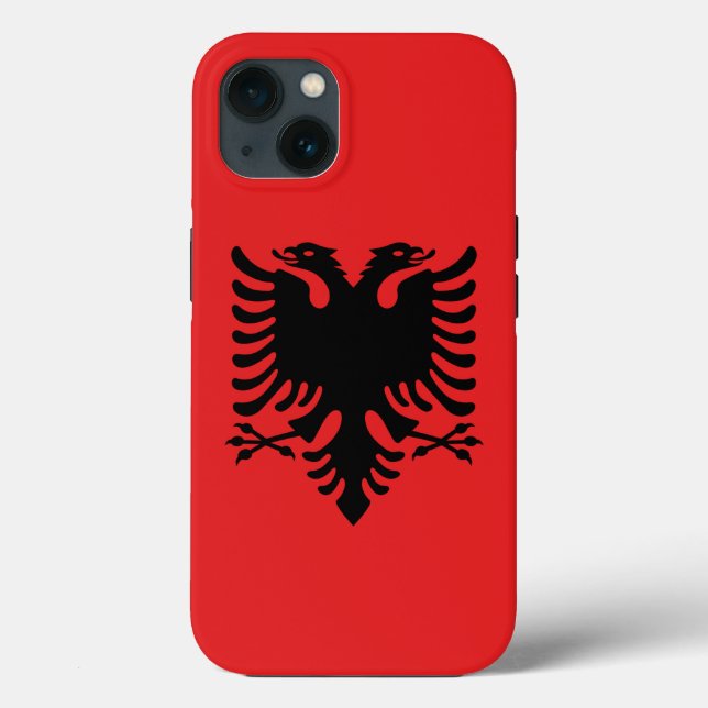 Patriotic Apple Case-Mate, Albania flag Case-Mate iPhone Case (Back)