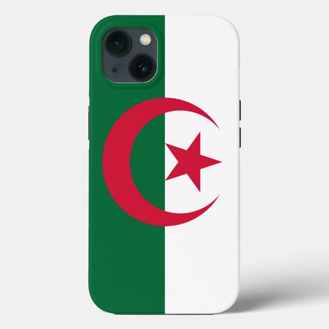 Patriotic Apple Case-Mate, Algeria flag Case-Mate iPhone Case (Back)