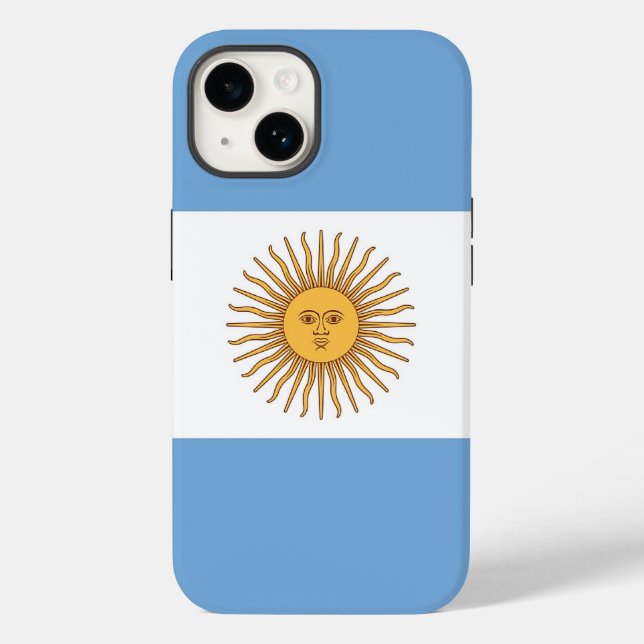 Patriotic Apple Case-Mate, Argentina flag Case-Mat Case-Mate iPhone Case (Back)