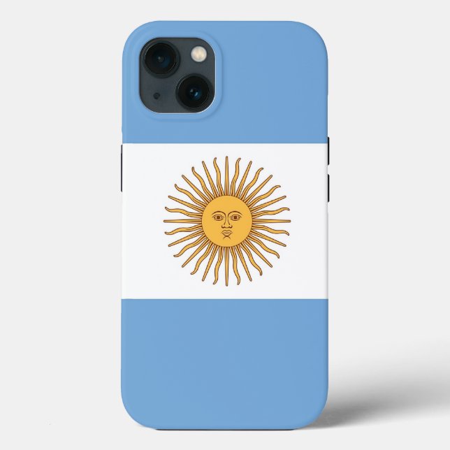 Patriotic Apple Case-Mate, Argentina flag Case-Mate iPhone Case (Back)
