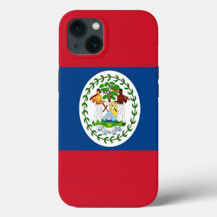 Patriotic Apple Case-Mate, Belize flag iPhone 13 Case