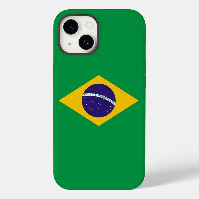 Patriotic Apple Case-Mate, Brazil Flag Case-Mate i iPhone Case (Back)