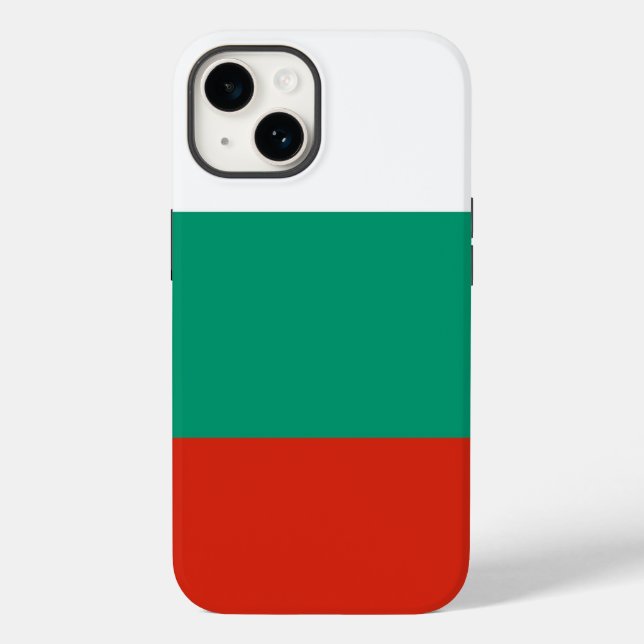 Patriotic Apple Case-Mate, Bulgaria Flag Case-Mate iPhone Case (Back)