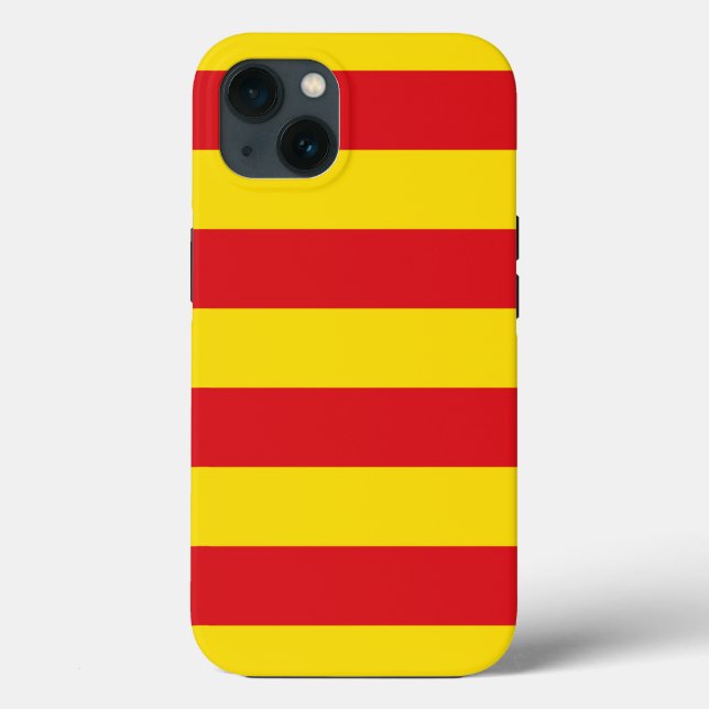 Patriotic Apple Case-Mate, Catalonia flag Case-Mate iPhone Case (Back)