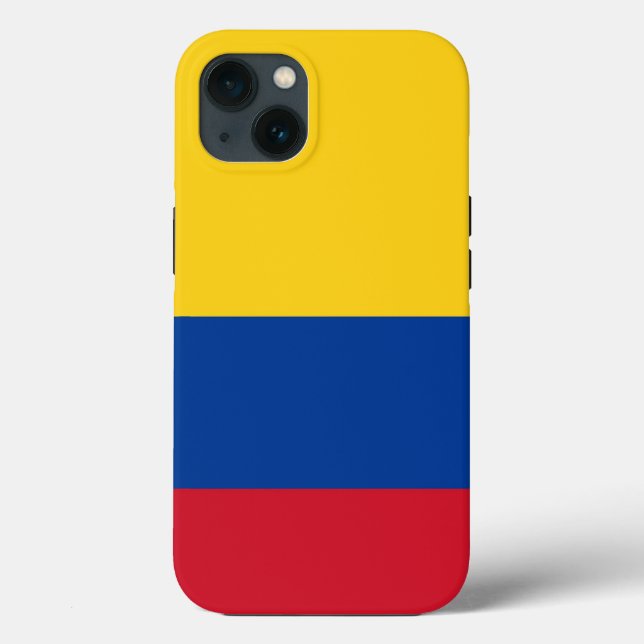 Patriotic Apple Case-Mate, Colombia Flag Case-Mate iPhone Case (Back)