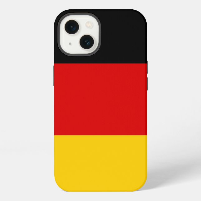 Patriotic Apple Case-Mate, Germany Flag iPhone Case (Back)