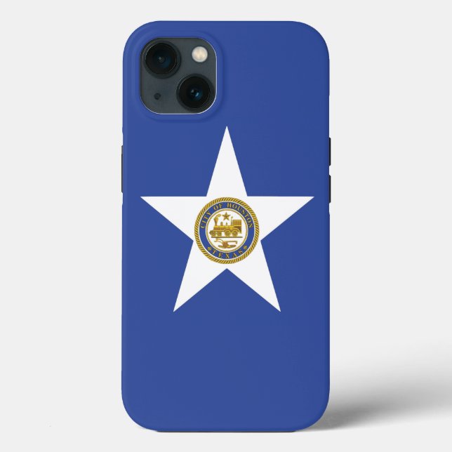 Patriotic Apple Case-Mate, Houston Flag Case-Mate iPhone Case (Back)