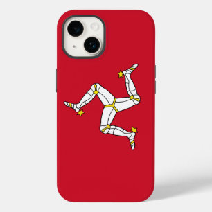Patriotic Apple Case-Mate, Isle of Man flag Case-M Case-Mate iPhone 14 Case
