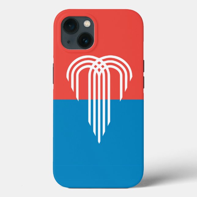 Patriotic Apple Case-Mate, Kansas City flag Case-Mate iPhone Case (Back)