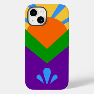 Patriotic Apple Case-Mate, Manitou Springs flag Case-Mate iPhone 14 Case