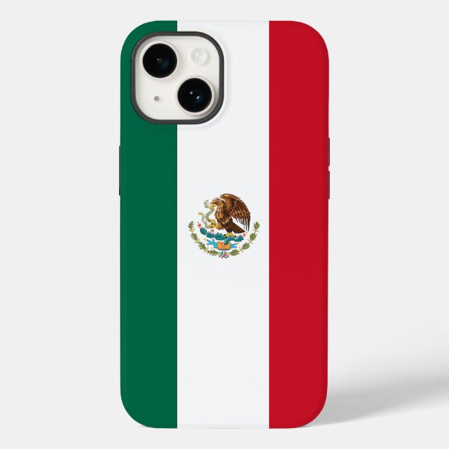 Patriotic Apple Case-Mate, Mexico flag Case-Mate i Case-Mate iPhone Case (Back)