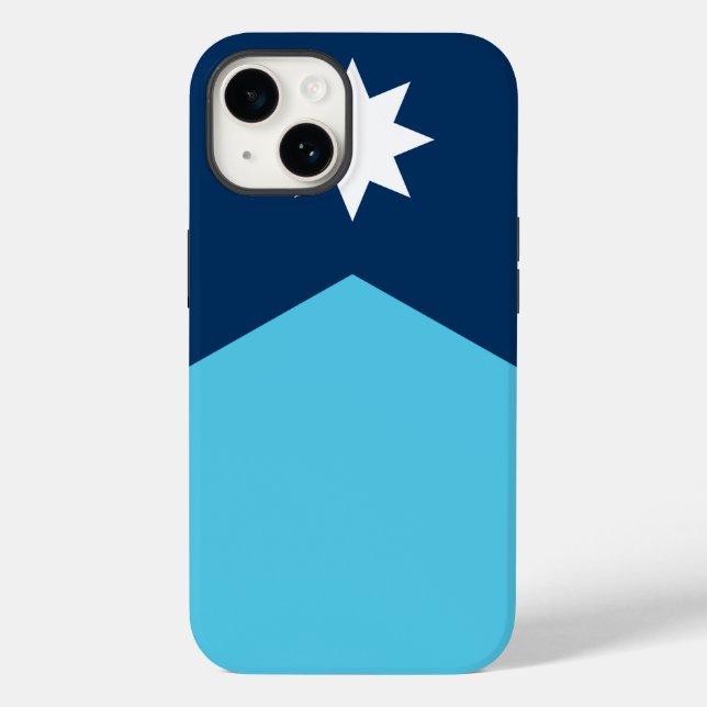 Patriotic Apple Case-Mate, Minnesota Flag, USA Case-Mate iPhone Case (Back)