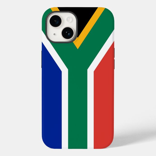 Patriotic Apple Case-Mate, South Africa flag Case- Case-Mate iPhone Case (Back)