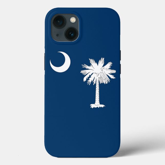 Patriotic Apple Case-Mate, South Carolina flag Case-Mate iPhone Case (Back)