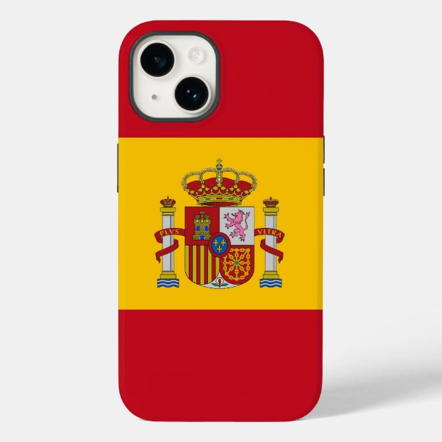 Patriotic Apple Case-Mate, Spain flag Case-Mate iP Case-Mate iPhone Case (Back)