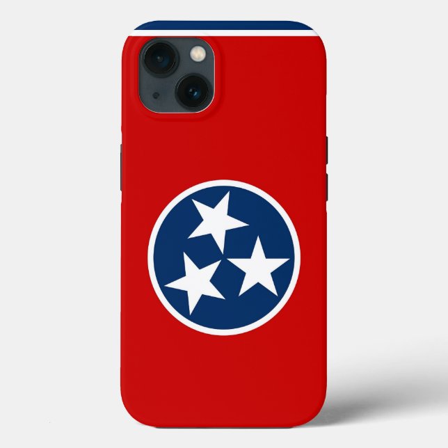 Patriotic Apple Case-Mate, Tennessee flag Case-Mate iPhone Case (Back)