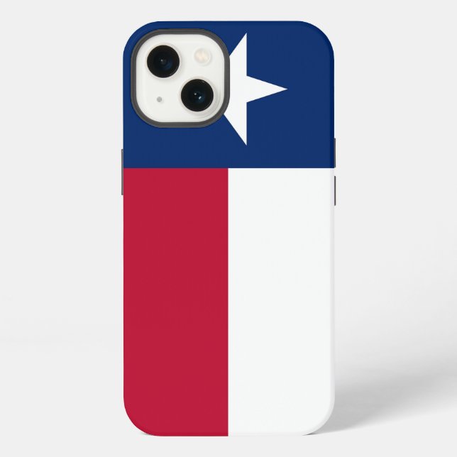 Patriotic Apple Case-Mate, Texas flag iPhone Case (Back)