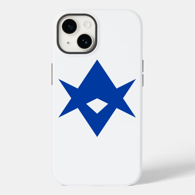 Patriotic Apple Case-Mate, Toyota City Flag Case-Mate iPhone Case (Back)