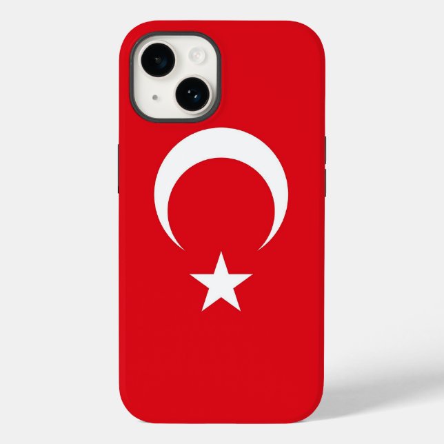 Patriotic Apple Case-Mate, Turkey flag Case-Mate i Case-Mate iPhone Case (Back)