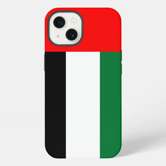 Patriotic Apple Case-Mate, UAE flag iPhone Case (Back)