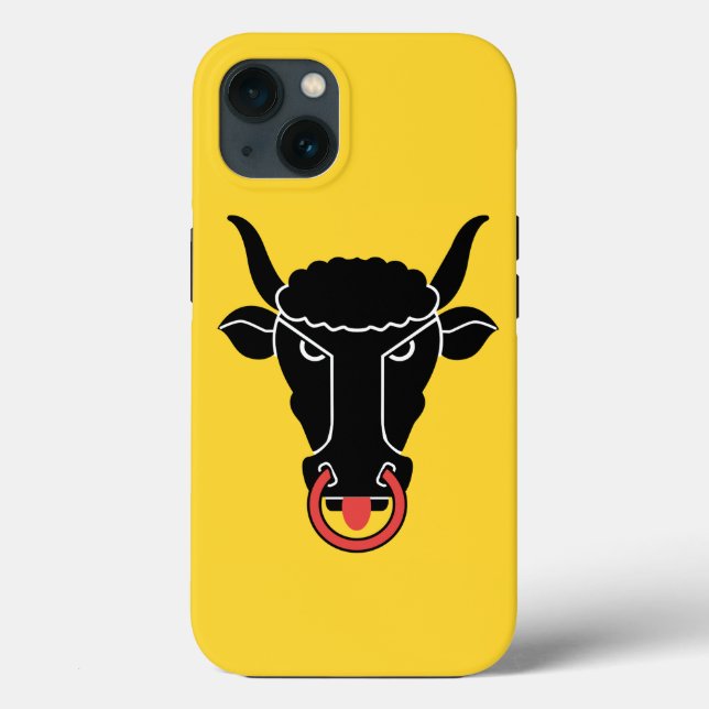Patriotic Apple Case-Mate, Uri canton flag Case-Mate iPhone Case (Back)