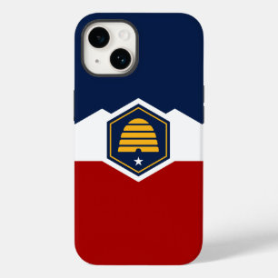 Patriotic Apple Case-Mate, Utah Flag, USA Case-Mate iPhone 14 Case