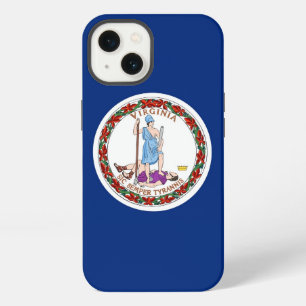 Patriotic Apple Case-Mate, Virginia flag iPhone 13 Case