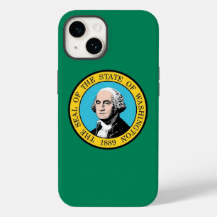Patriotic Apple Case-Mate, Washington flag Case-Mate iPhone 14 Case