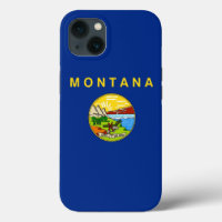 Patriotic Apple iPhone 13 Case-Mate, Montana Flag