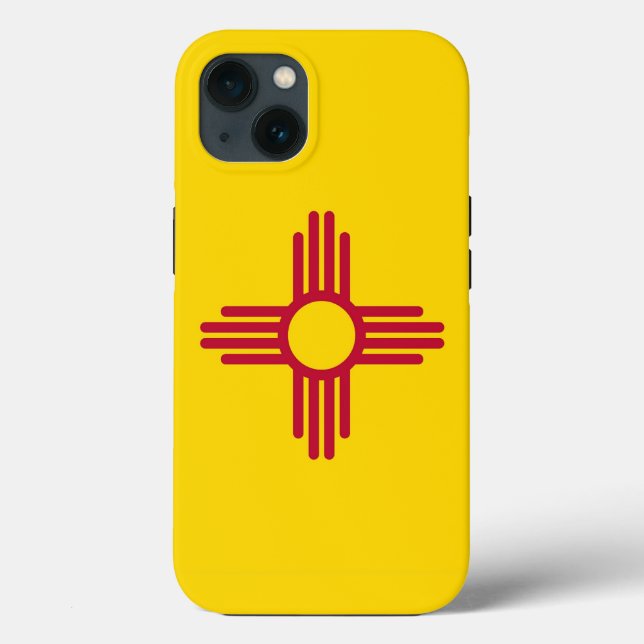 Patriotic Apple iPhone 13 Case-Mate, New Mexico Case-Mate iPhone Case (Back)