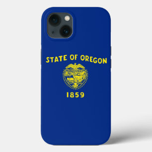 Patriotic Apple iPhone 13 Case-Mate, Oregon Flag iPhone 13 Case