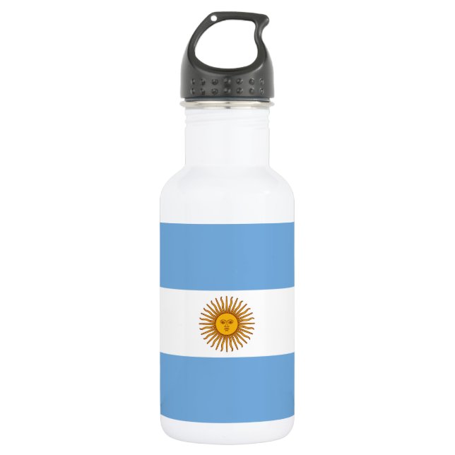 Patriotic Argentinian Flag 532 Ml Water Bottle (Front)