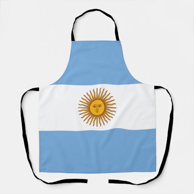 Patriotic Argentinian Flag Apron (Front)