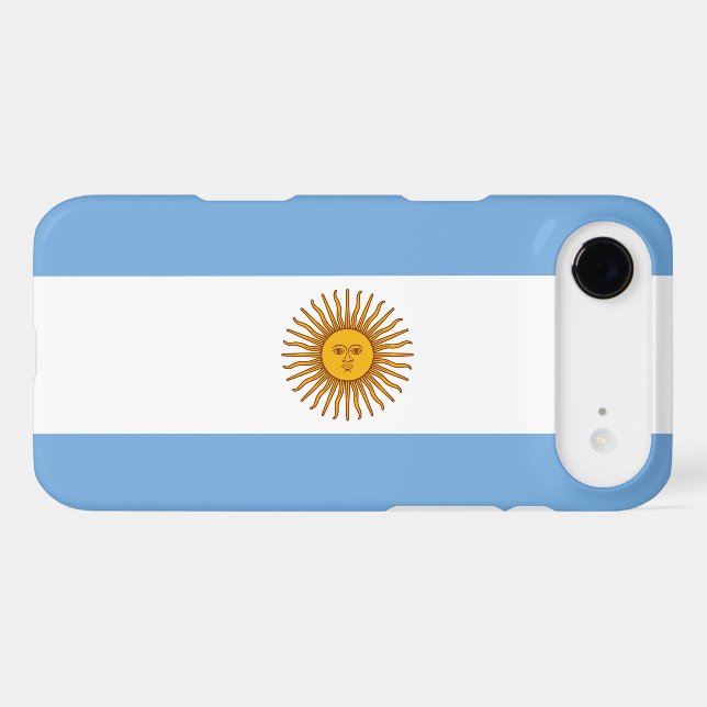 Patriotic Argentinian Flag Case-Mate iPhone Case (Back (Horizontal))