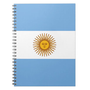 Patriotic Argentinian Flag Notebook