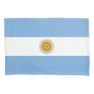 Patriotic Argentinian Flag Pillowcase
