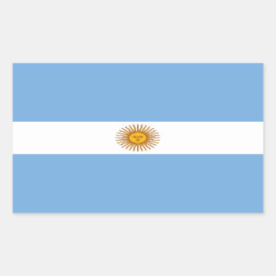 Patriotic Argentinian Flag Sticker