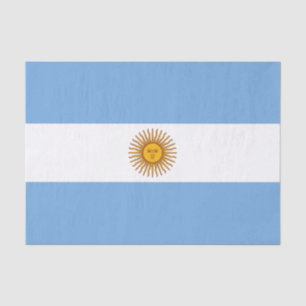 Patriotic Argentinian Flag Tissue Paper