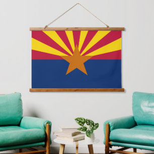 Patriotic Arizona Tapestry, Arizona Flag Hanging Tapestry