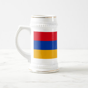 Patriotic Armenian Flag Beer Stein