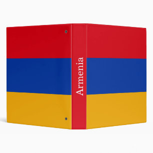Patriotic Armenian Flag Binder